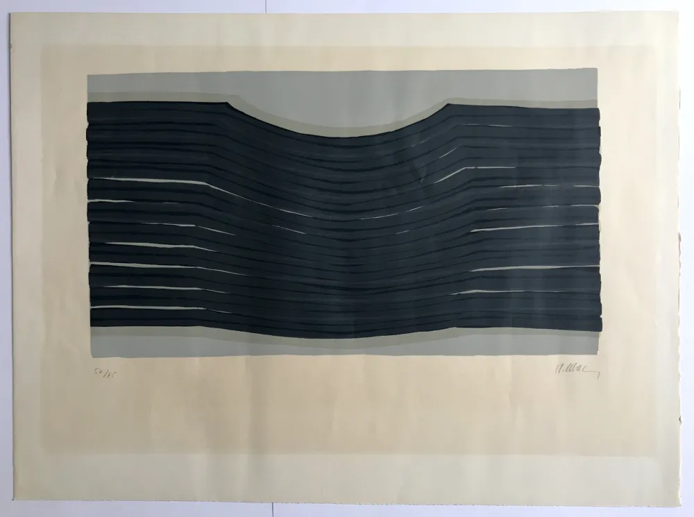 石版画 Ubac - Rythme creux