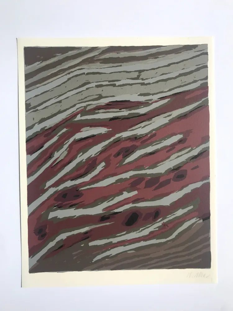 石版画 Ubac - Terrassements (La terre II)