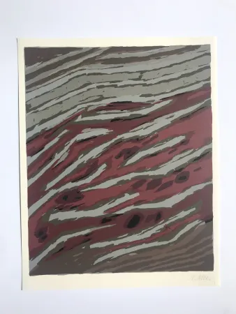 石版画 Ubac - Terrassements (La terre II)