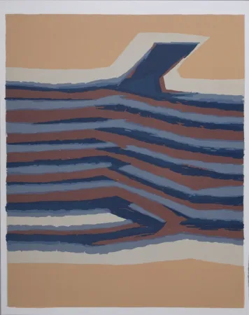 石版画 Ubac - Voies ferrées