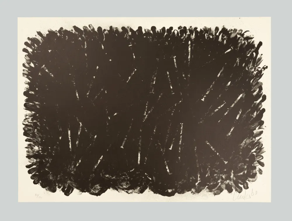 石版画 Uecker - Bewegung