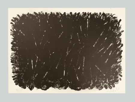 石版画 Uecker - Bewegung