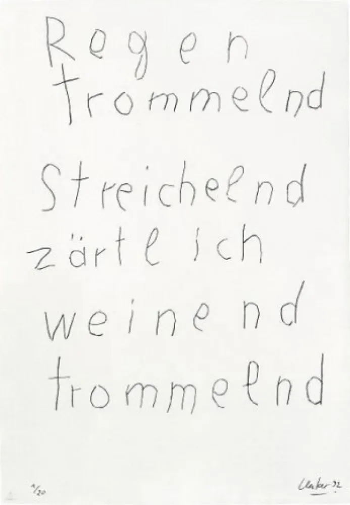 版画 Uecker - From the Mappenwerk 