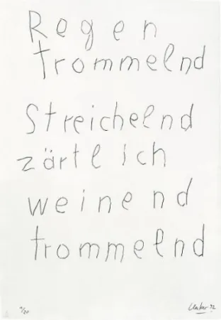 版画 Uecker - From the Mappenwerk 