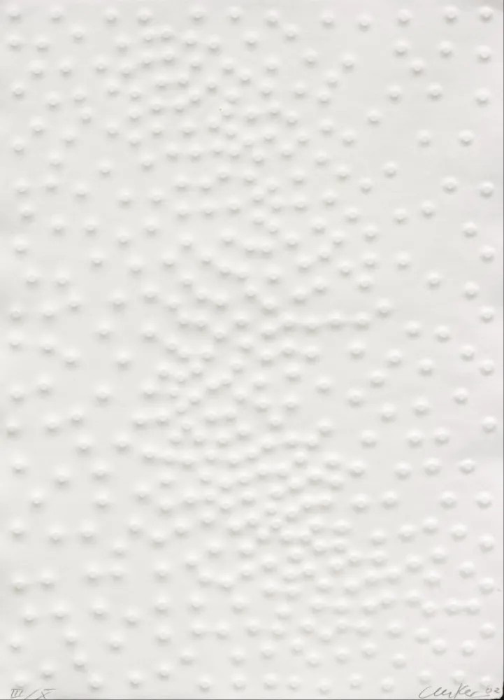 复数作品 Uecker - Graphein XI, Ufer des Toten Meeres