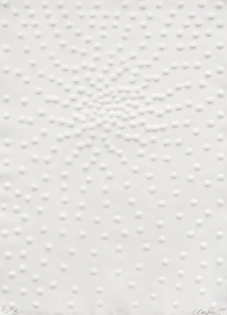 复数作品 Uecker - Graphein XII, Kreise, Dreiecke