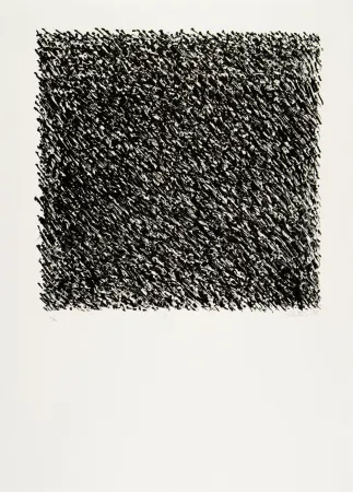 石版画 Uecker - Manuelle Struktuur. No I 