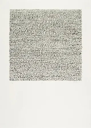 石版画 Uecker - Manuelle Struktuur. No III