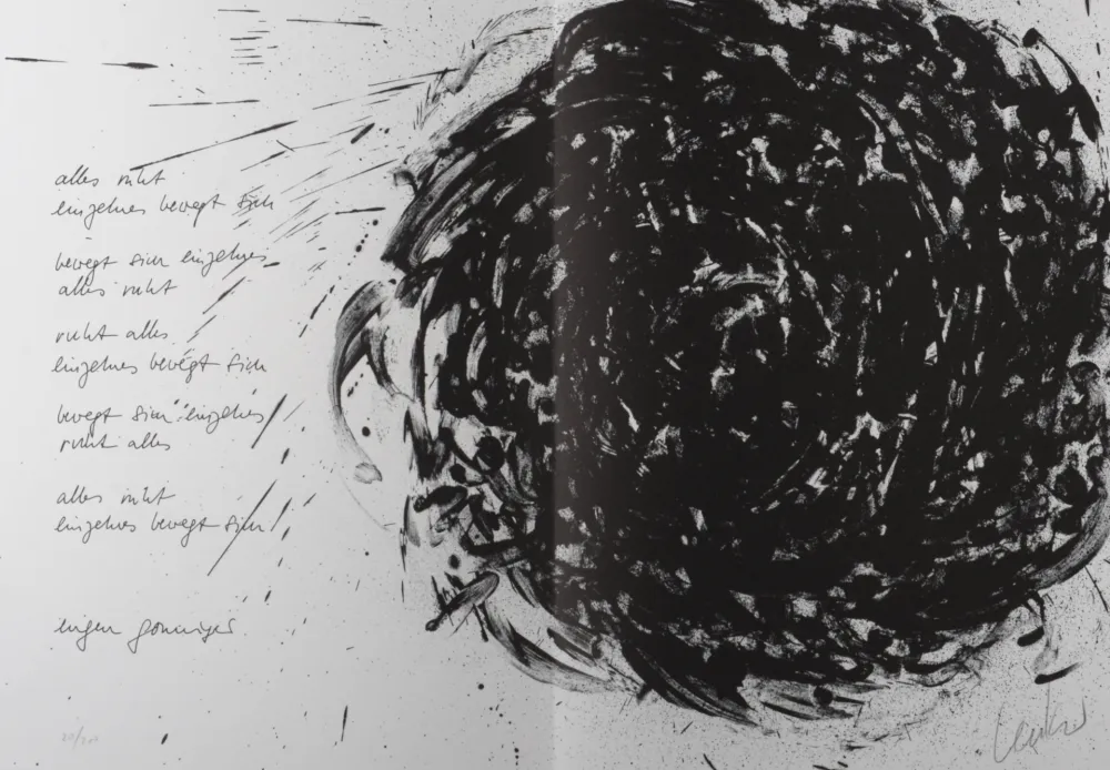 石版画 Uecker - Spirale, 1987 - Hand-signed