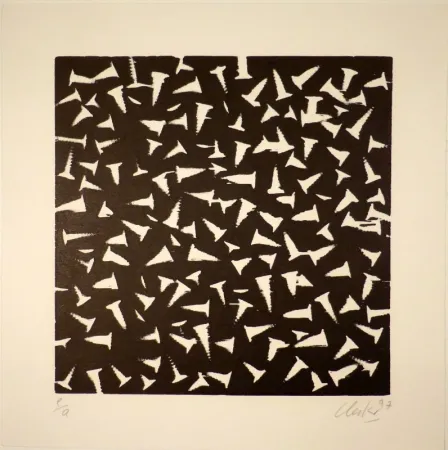 木刻 Uecker - Untitled