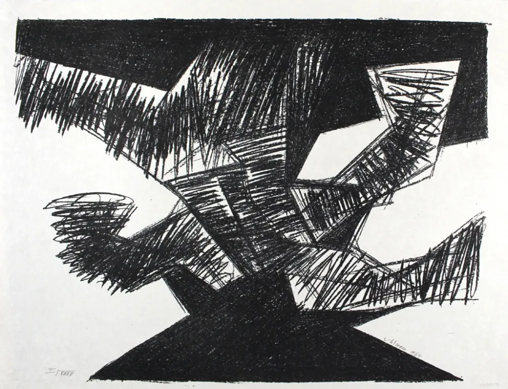 石版画 Uhlmann - Erregt