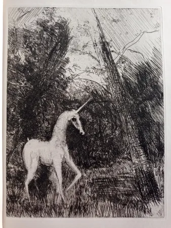 蚀刻版画 Unknown - Bestiaire avec 14 eaux-fortes de Pedro Zamorano de Biedma Kerdyk, René (Pedro Zamorano de Biedma) (Léon-Paul Fargue)