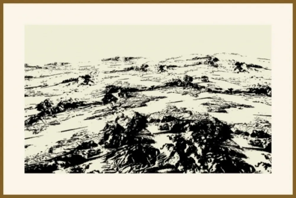 丝网印刷 Urto - Paysage fiction