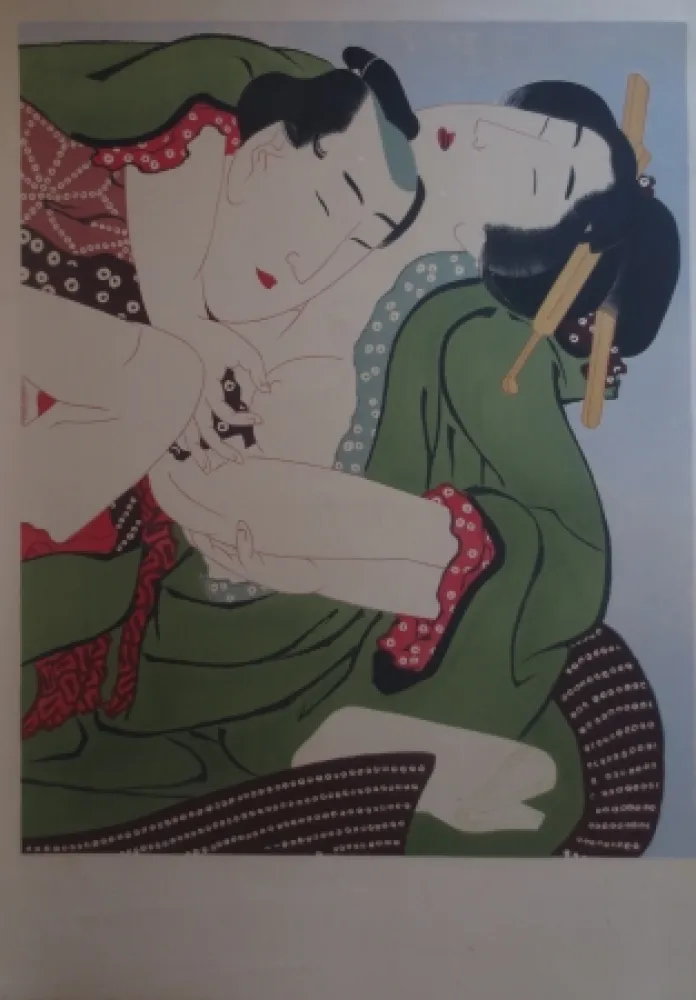 石版画 Utamaro - Sans titre