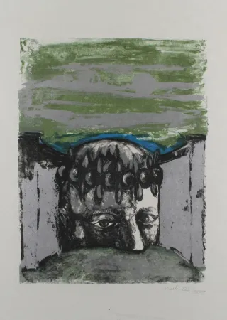 石版画 Vacchi - Selbstbildnis / Self-Portrait