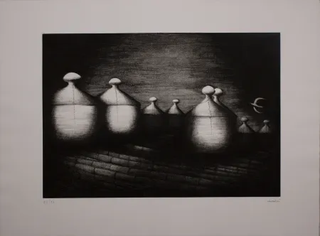 蚀刻版画 Vacchi - Untitled