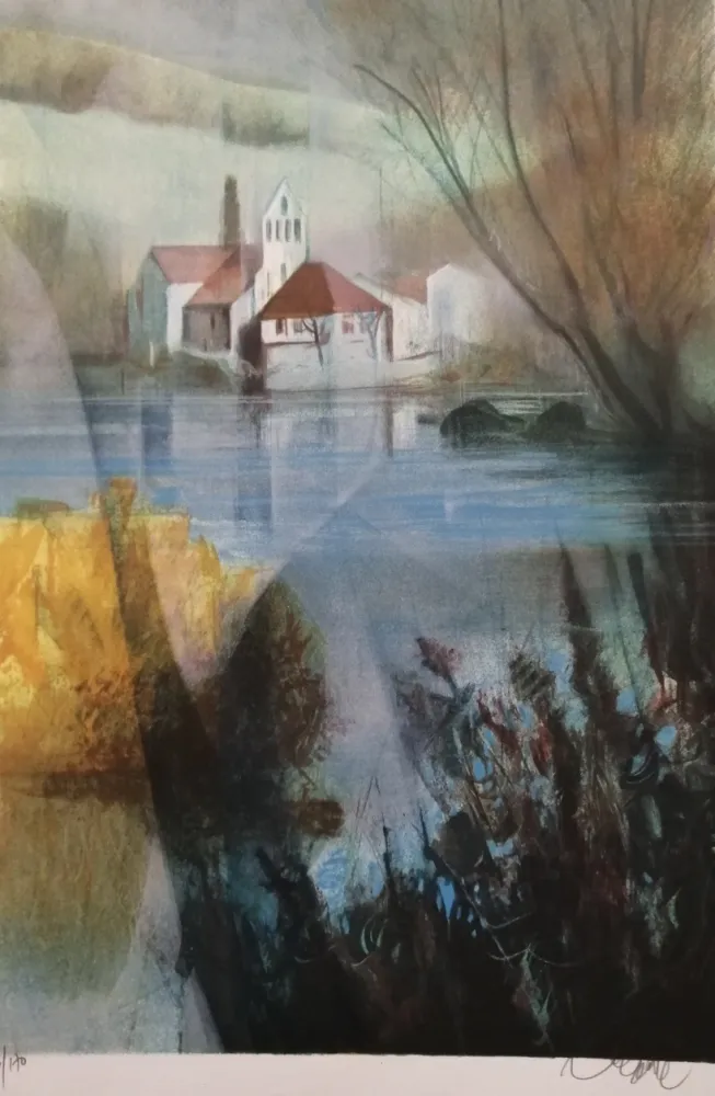 石版画 Valadie - Beaulieu - Limousin