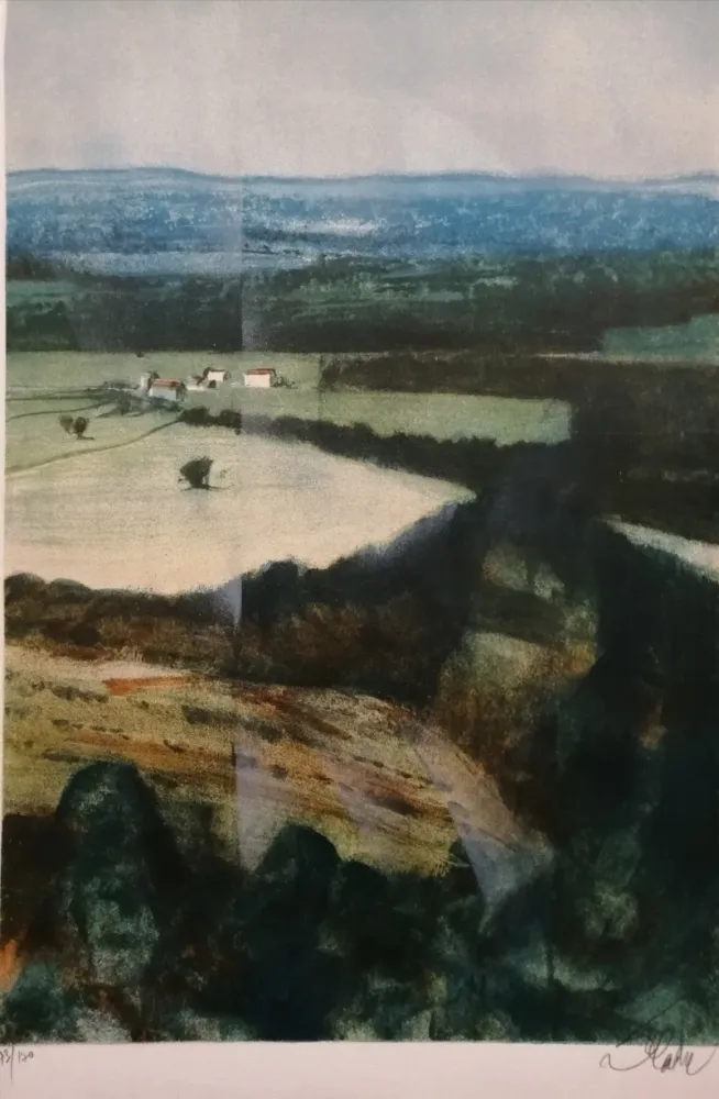 石版画 Valadie - Le Plateau de Millevaches - Limousin