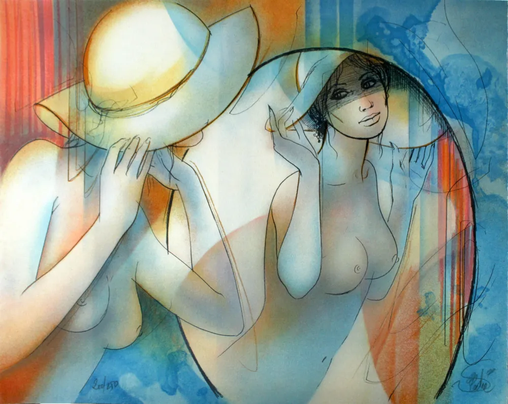 石版画 Valadie - L'Orgueil