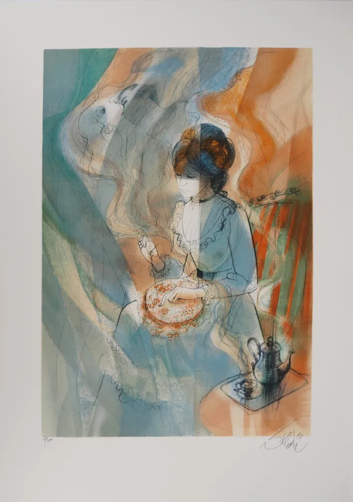 石版画 Valadie - Pénélope