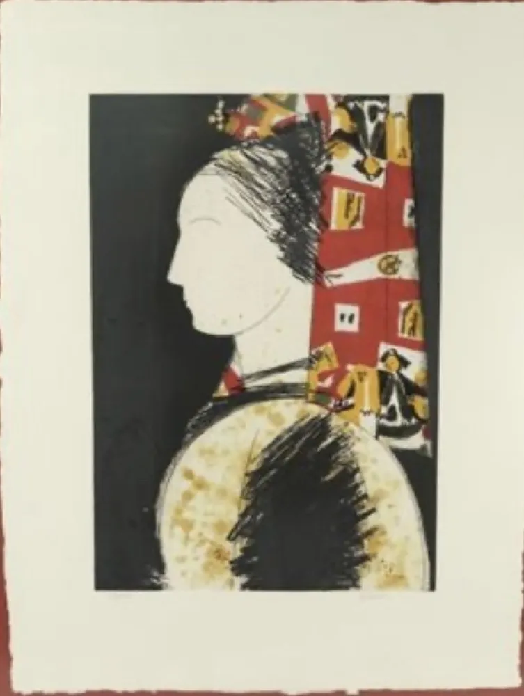 蚀刻版画 Valdés - Beatrice 