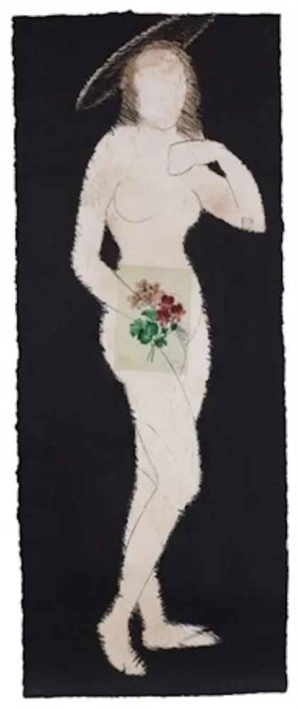 蚀刻版画 Valdés - Eva III