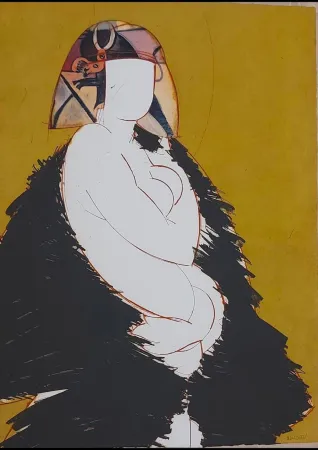 蚀刻版画 Valdés - Helene I