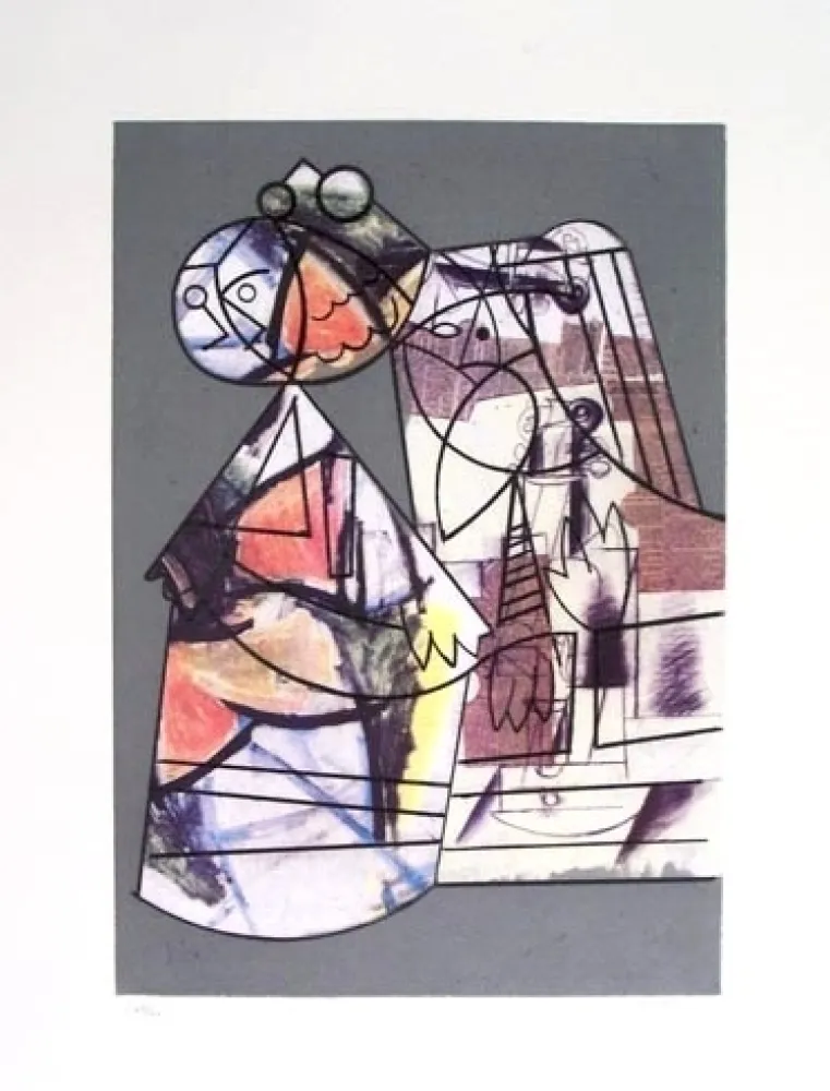 蚀刻飞尘法 Valdés - Hommage à Velazquez.