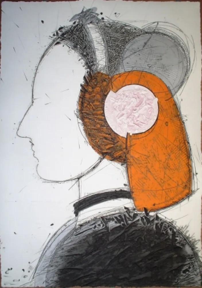 版画 Valdés - Perfil VI