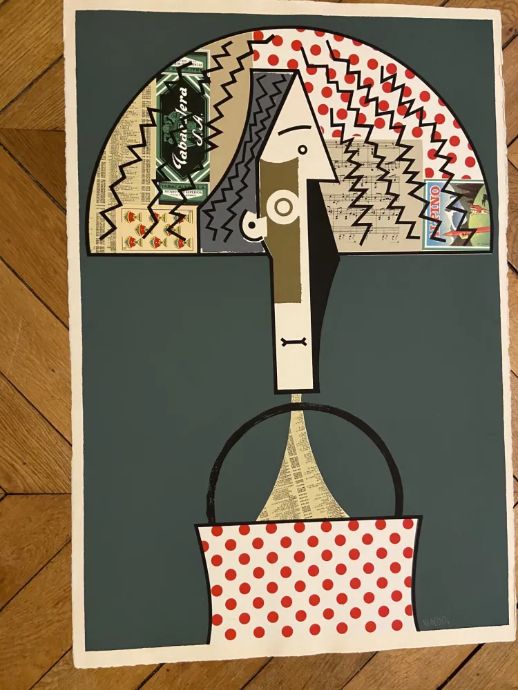 石版画 Valdés - Reina Marinia