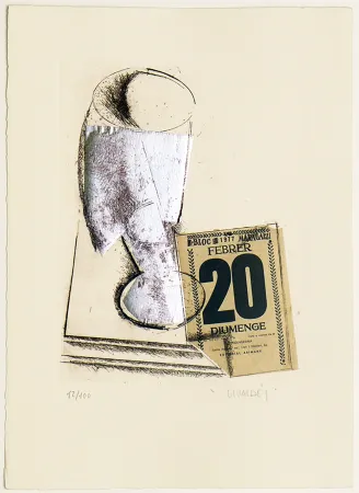 版画 Valdés - Still Life V