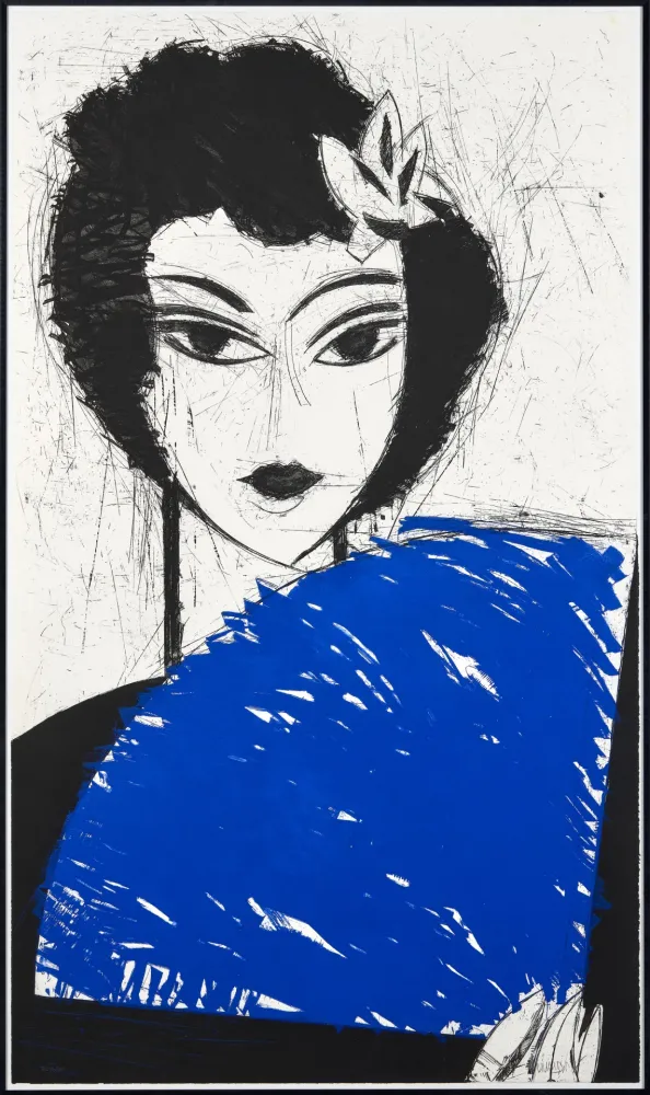 蚀刻飞尘法 Valdés - Woman