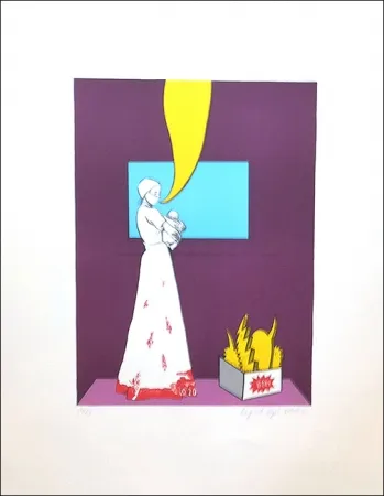 石版画 Valdivia - La Trêve