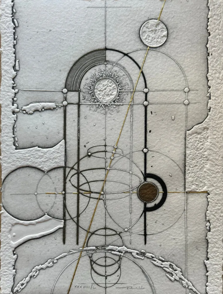 蚀刻版画 Valentini - Dentro il cielo