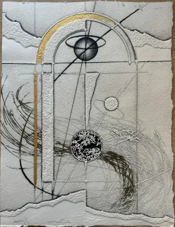 蚀刻版画 Valentini - Dentro il cielo II