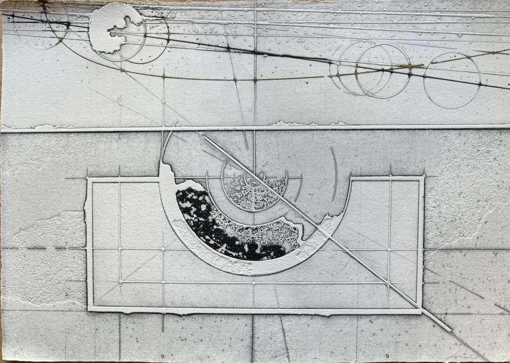 蚀刻版画 Valentini - Il tempo III