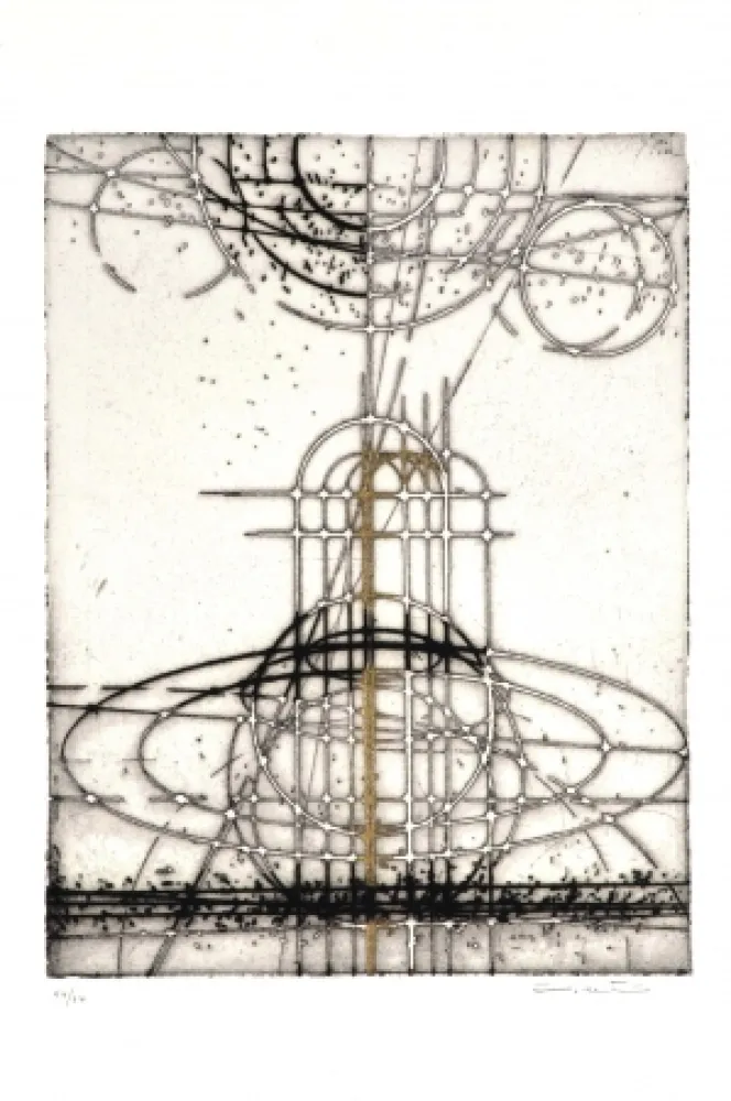 版画 Valentini - “LE MISURE, IL CIELO”