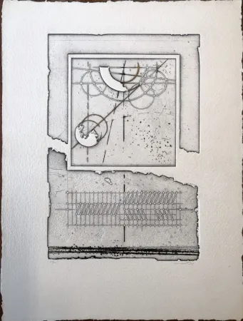 蚀刻版画 Valentini - Le misure, il tempo