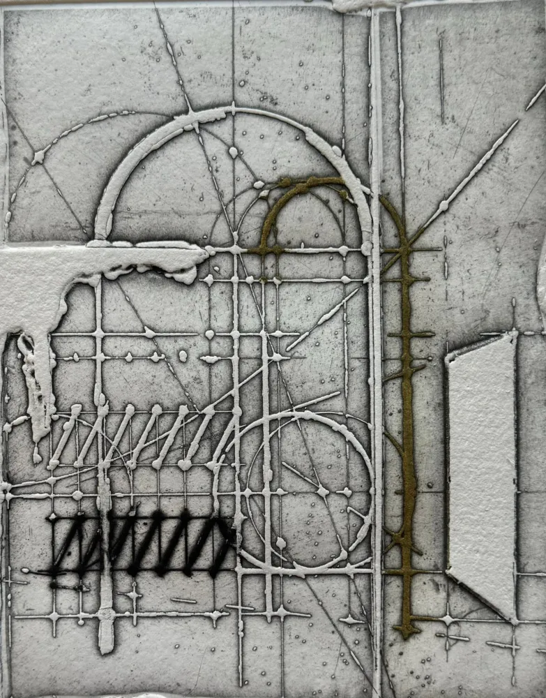 蚀刻版画 Valentini - Parallelismo