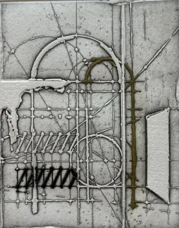 蚀刻版画 Valentini - Parallelismo