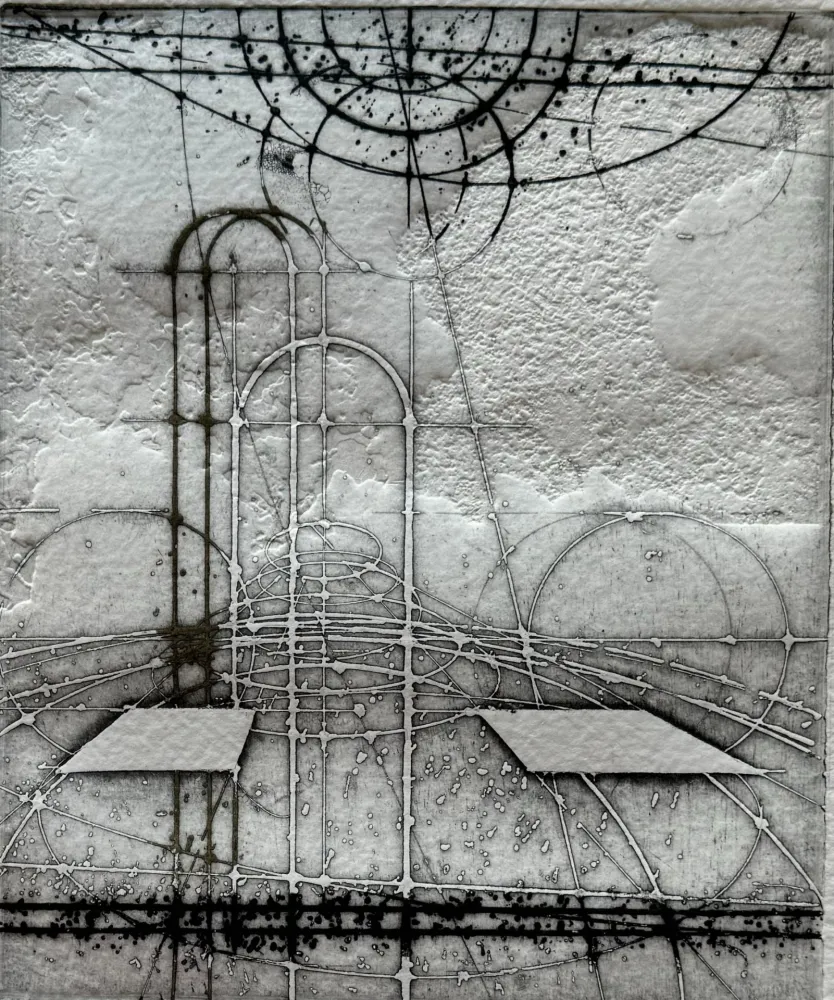 蚀刻版画 Valentini - Portale