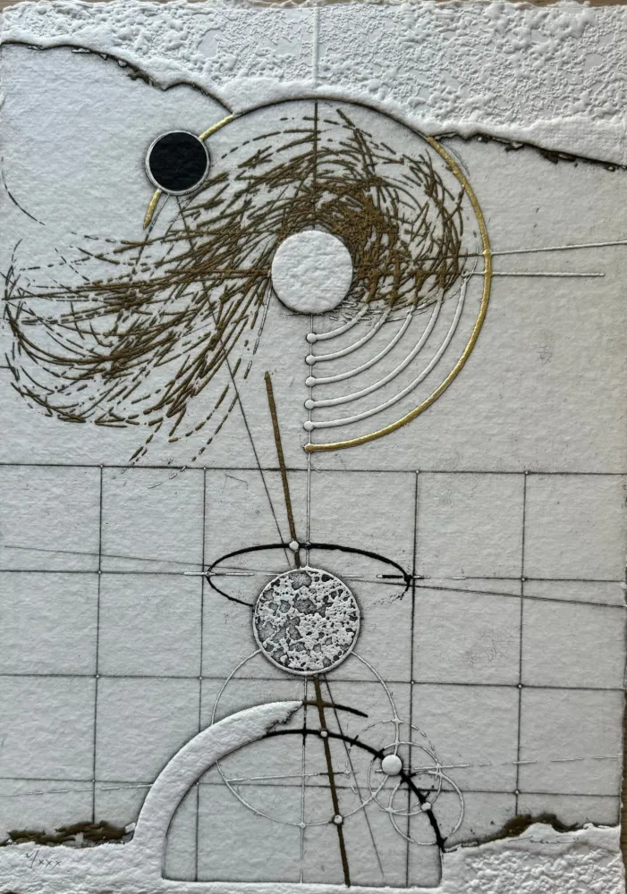 蚀刻版画 Valentini - Segni del cielo I