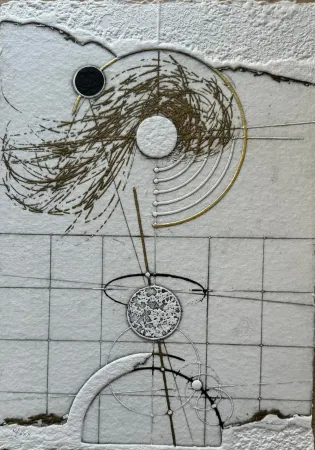 蚀刻版画 Valentini - Segni del cielo I