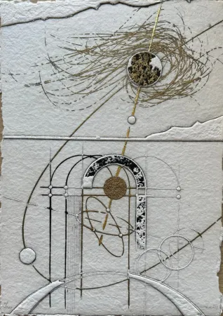 蚀刻版画 Valentini - Segni del cielo II