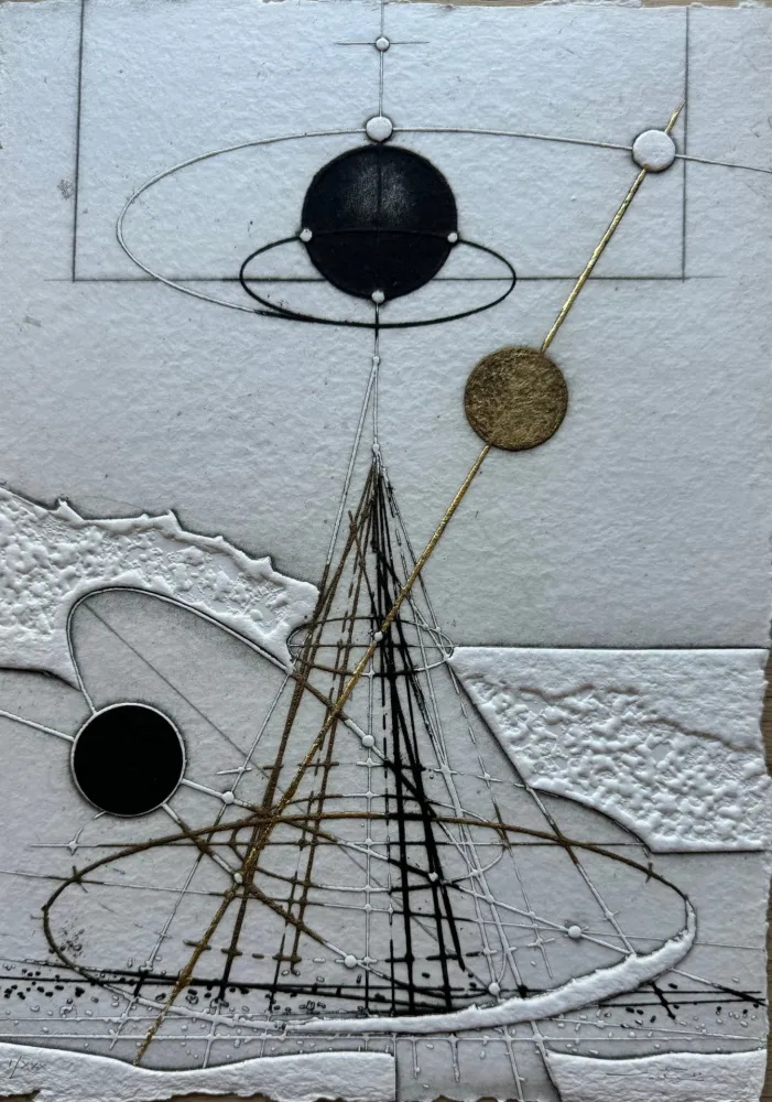 蚀刻版画 Valentini - Segni del cielo III