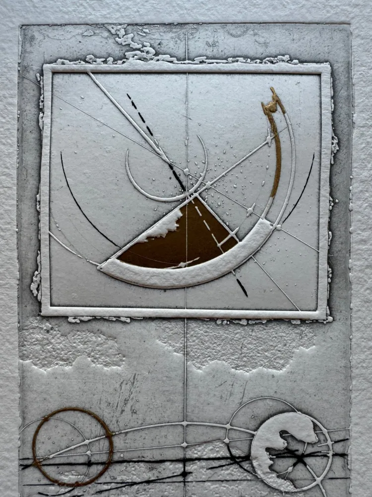 蚀刻版画 Valentini - Spazio tempo