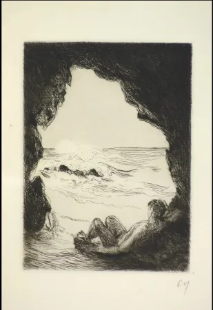 插图书 Valery - Le cimetière marin. Orné de sept eaux-fortes originales de l'auteur (Paul Valéry)