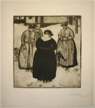 蚀刻飞尘法 Vallet - Autour d'une tombe