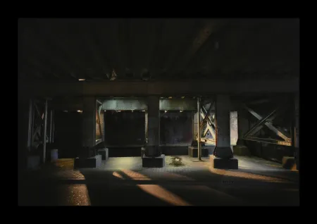 摄影 Van Der Zwet - THE IRON PILLARS (Large) 