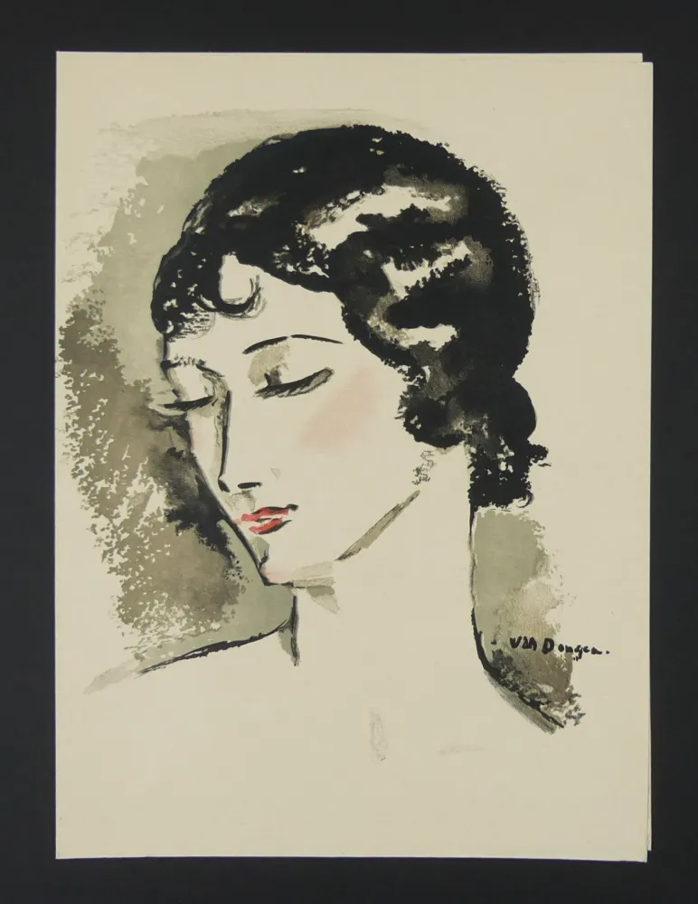 石版画 Van Dongen - 